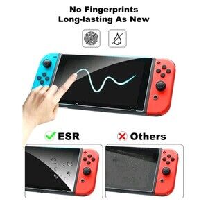 Tempered Glass Screen Protector Compatible With Nintendo Switch- Transparent HD